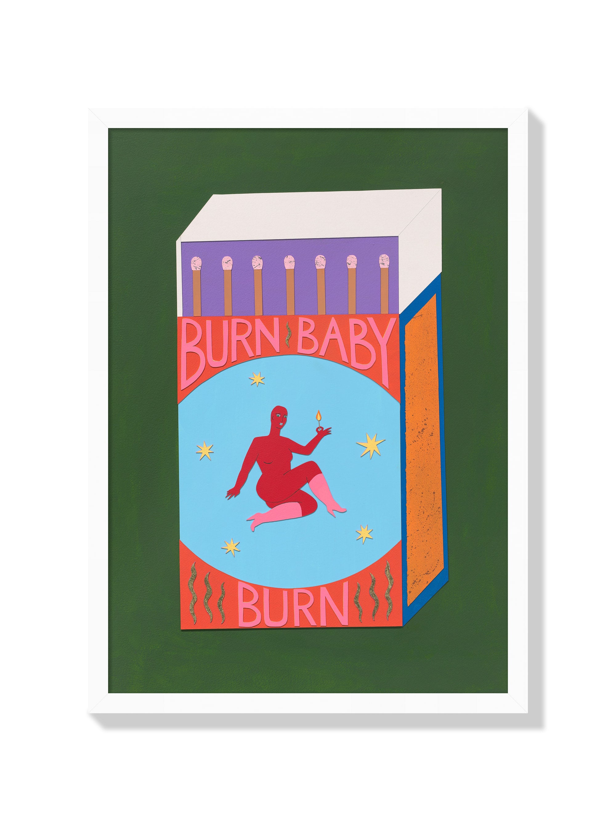 Burn Baby Burn - Studio Flos - White Frame |frame=White Frame|