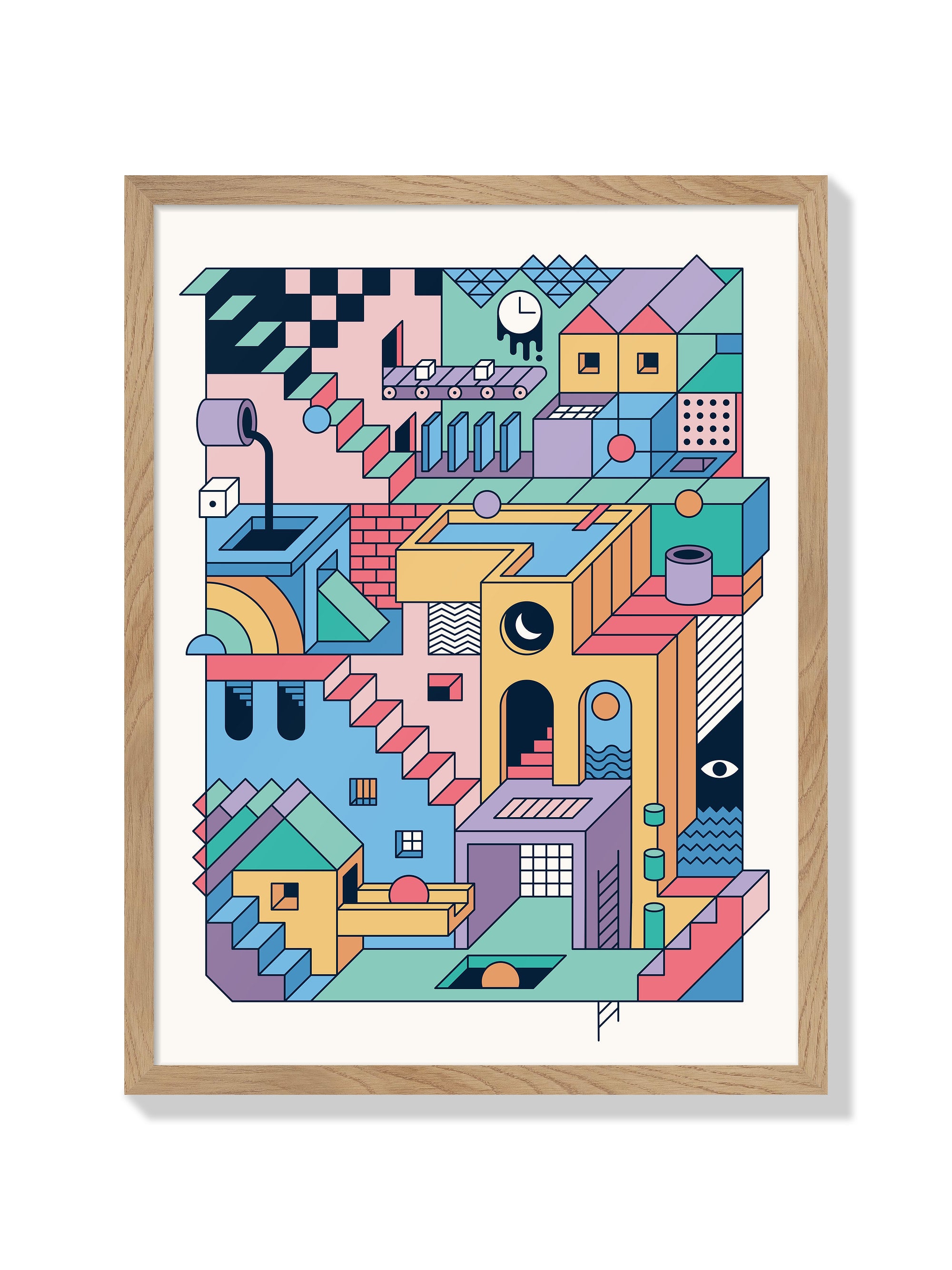 80s Escher - Rick Crane - Natural Frame |frame=Natural Frame|