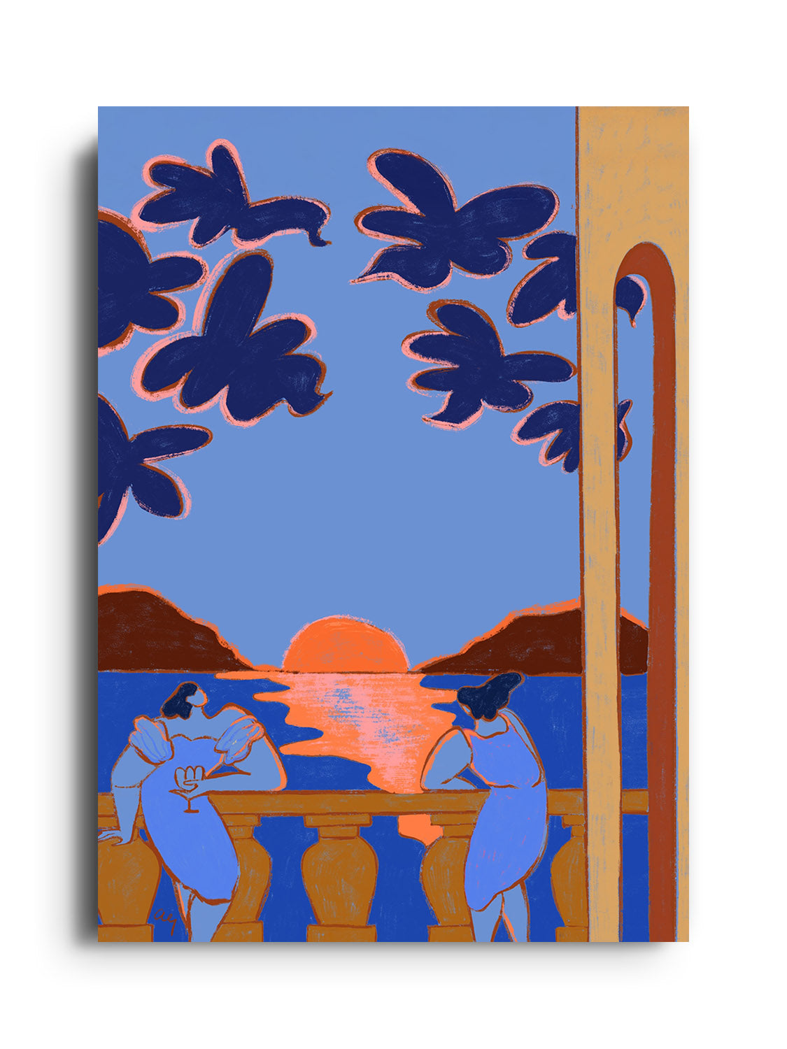 Conversation at Dusk - Arty Guava