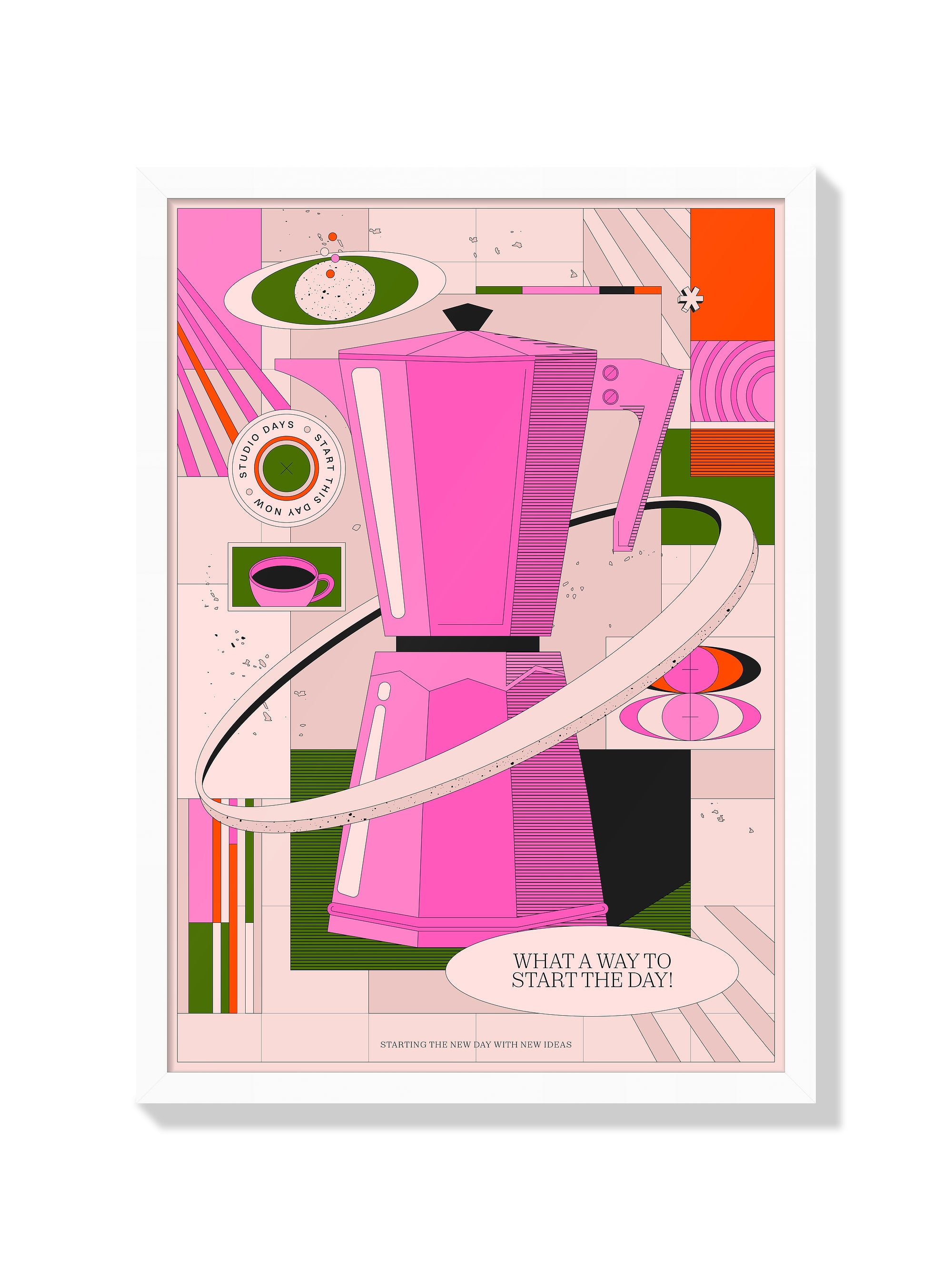 Morning Machine - Vladimir Hadžić - White Frame |frame=White Frame|