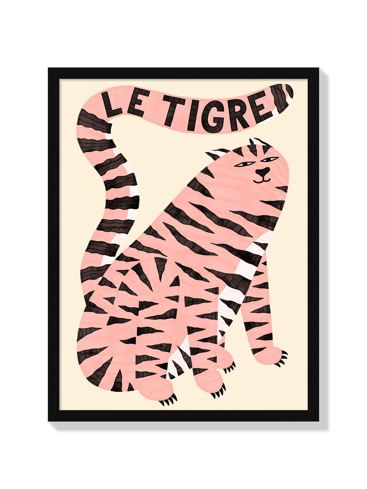 Le Tigre - White - Manne Jalilian - Black Frame |frame=Black Frame|