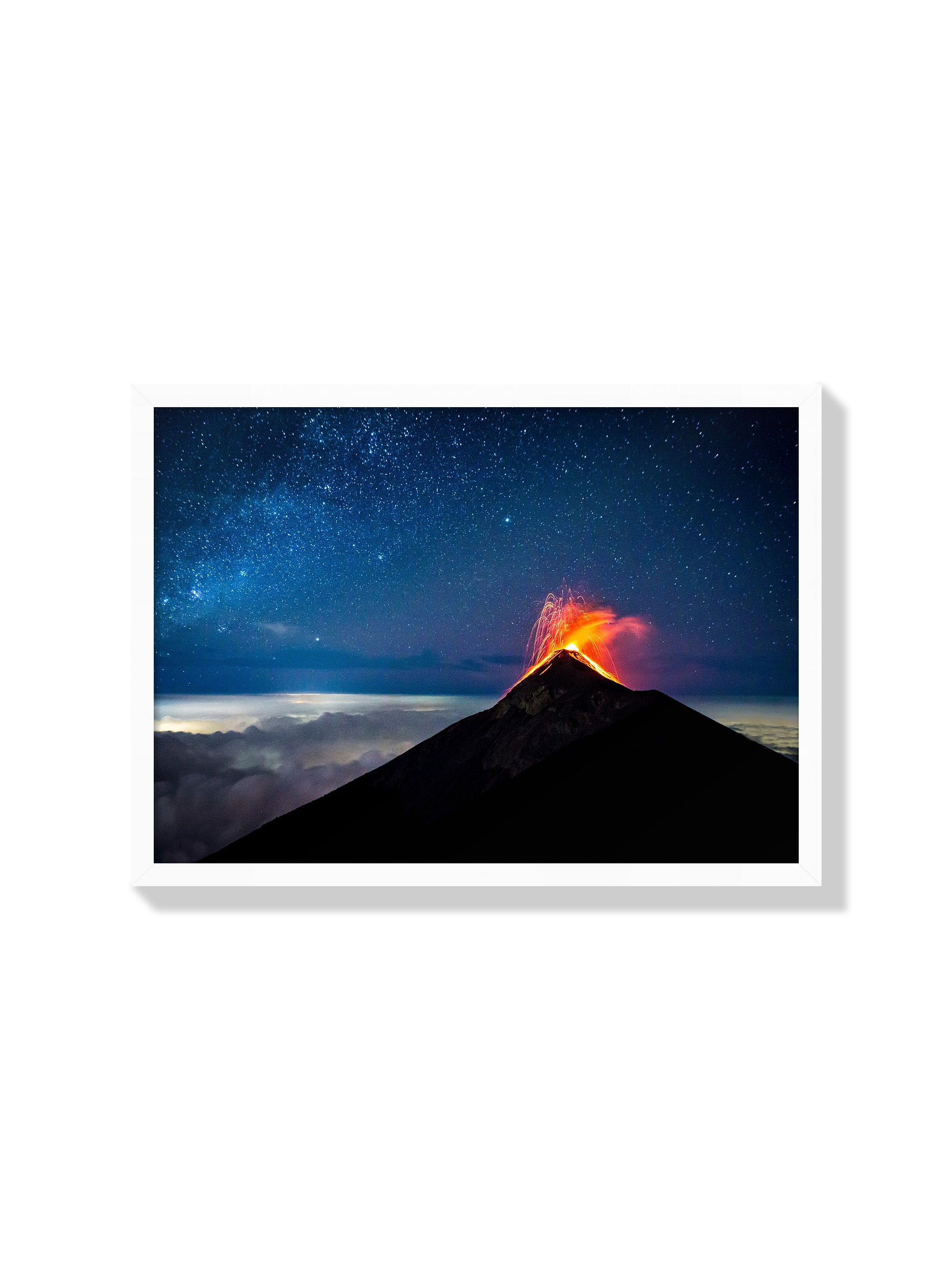 Volcán de Fuego - Michael Green - White Frame |frame=White Frame|
