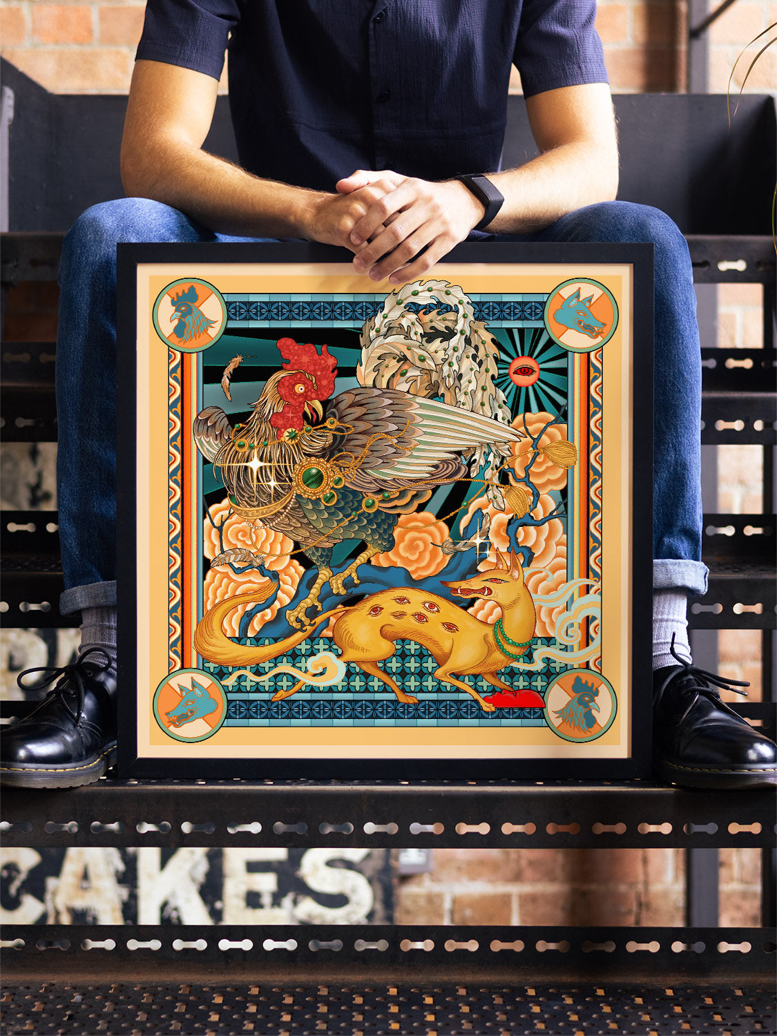 Rooster and Fox - Toma Nguyễn