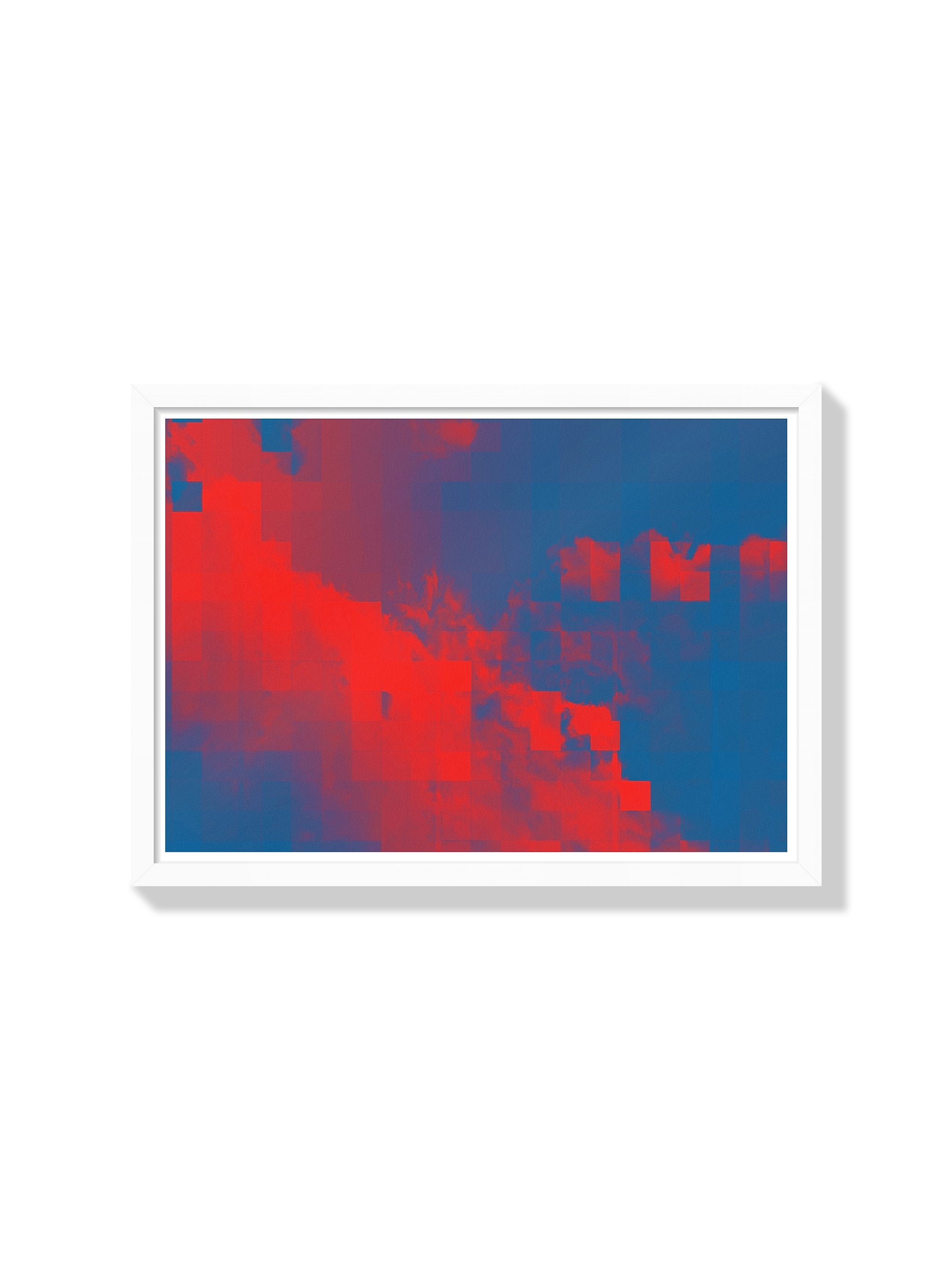 Cloud Control | Glitch 26.613 - Aaron Borchardt - White Frame |frame=White Frame|