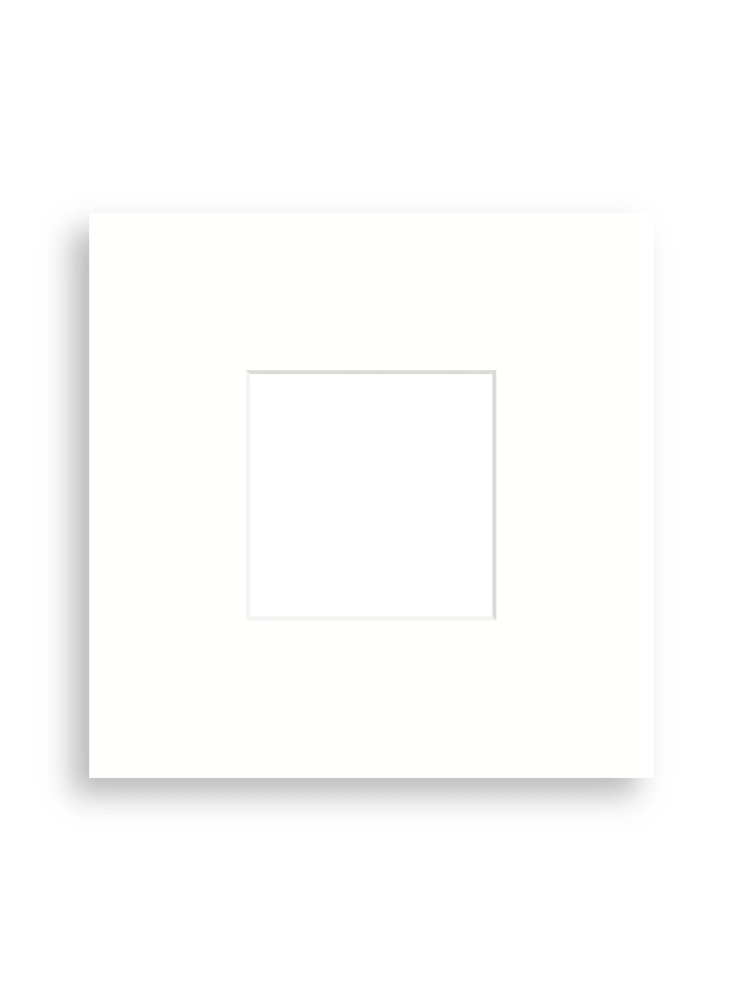 8×8" picture mount board for 10×10cm artwork in Snow White