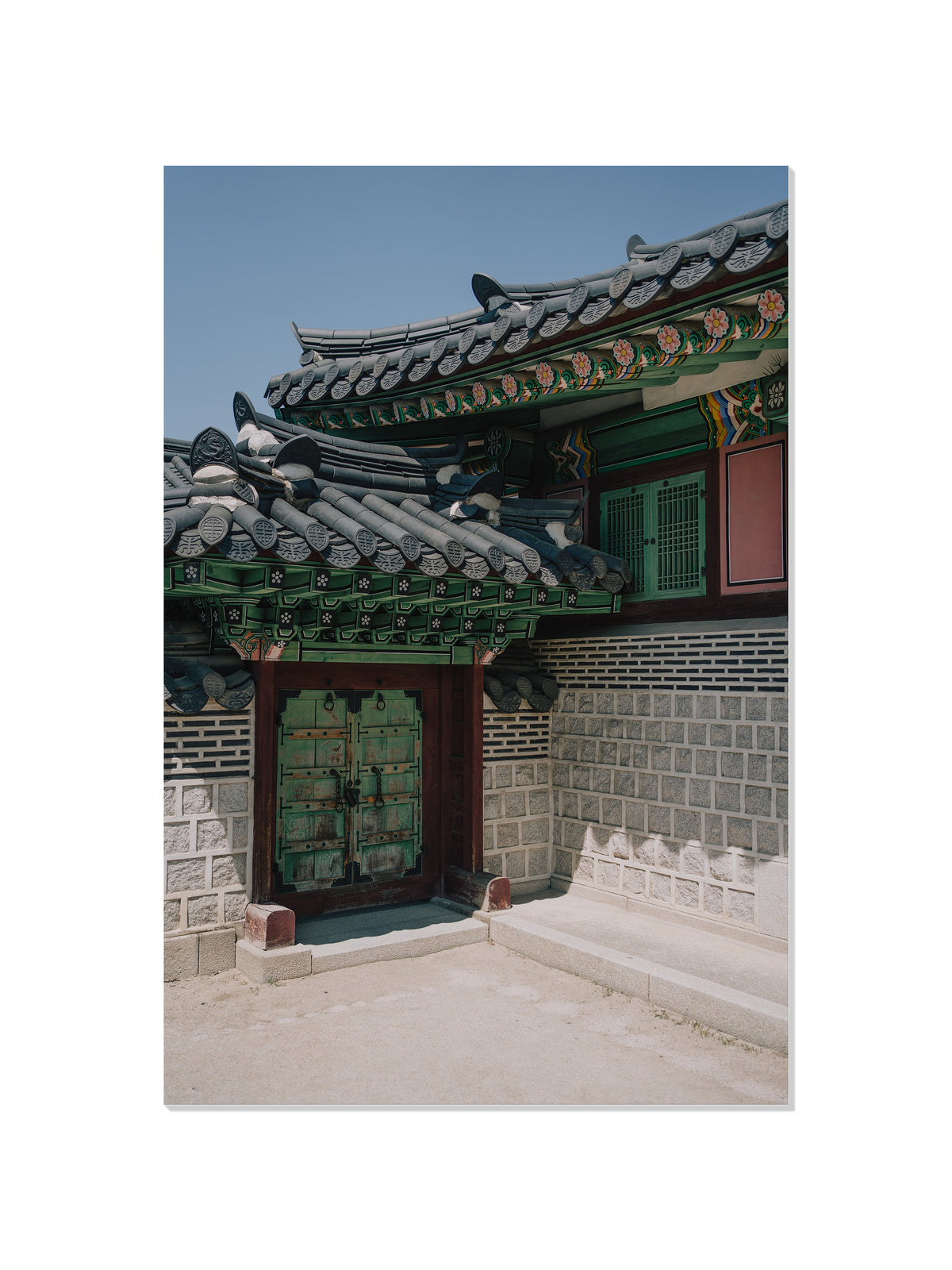 Korean Temple Door - Jonny Gleason - Unframed |frame=Unframed|