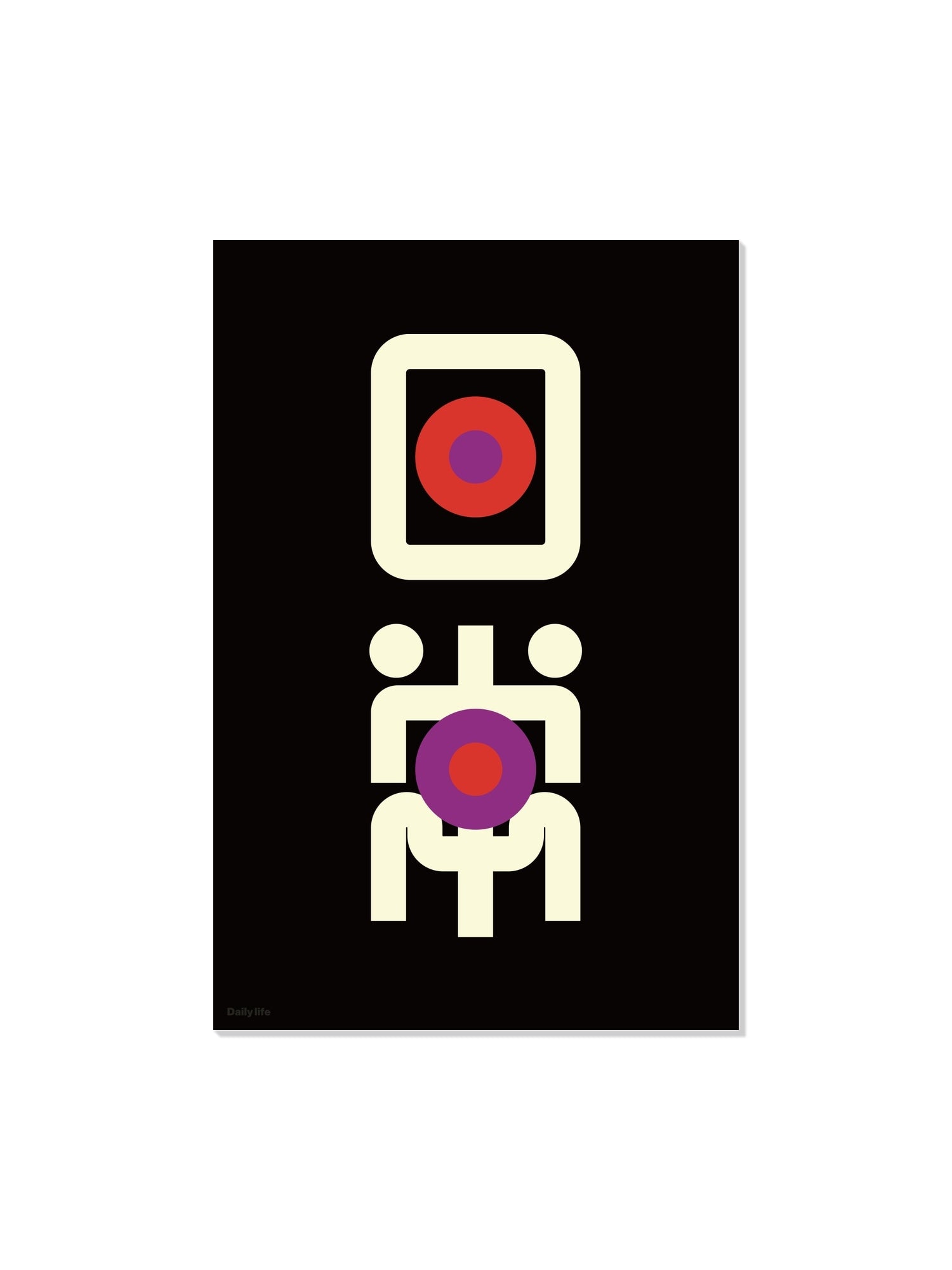 "日常 (Daily life) by Kenichi Minami fine art print, unframed display" |frame=Unframed|