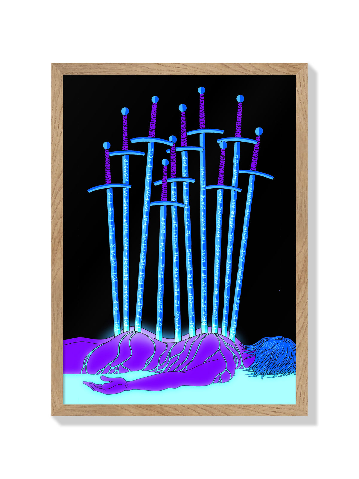 Ten Of Swords - Eric Schwarz - Natural Frame |frame=Natural Frame|