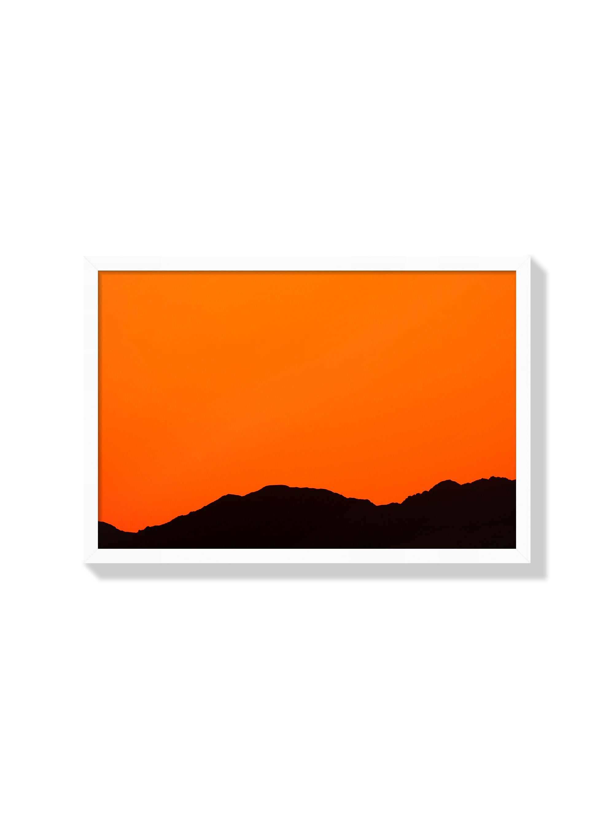 Sunset over the Mountains of Eilat I - Tal Paz-Fridman - White Frame |frame=White Frame|