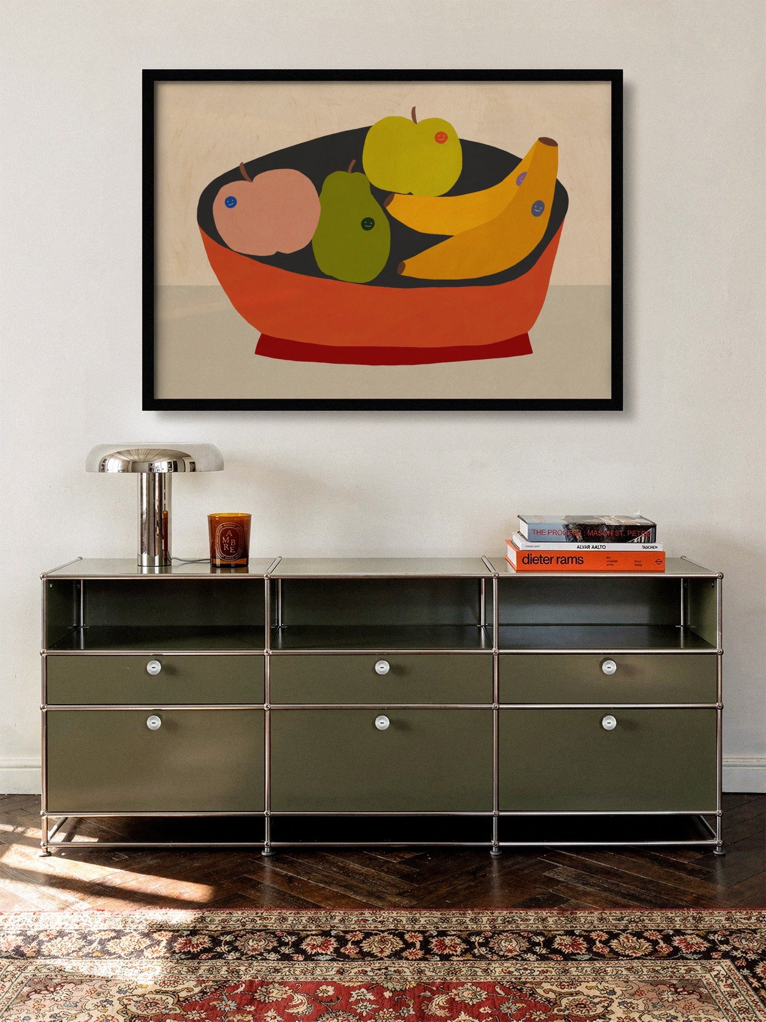 Fruit With Stickers In Fruit Bowl - Sophie Deller - A_L_Black_140726 |type=lifestyle|