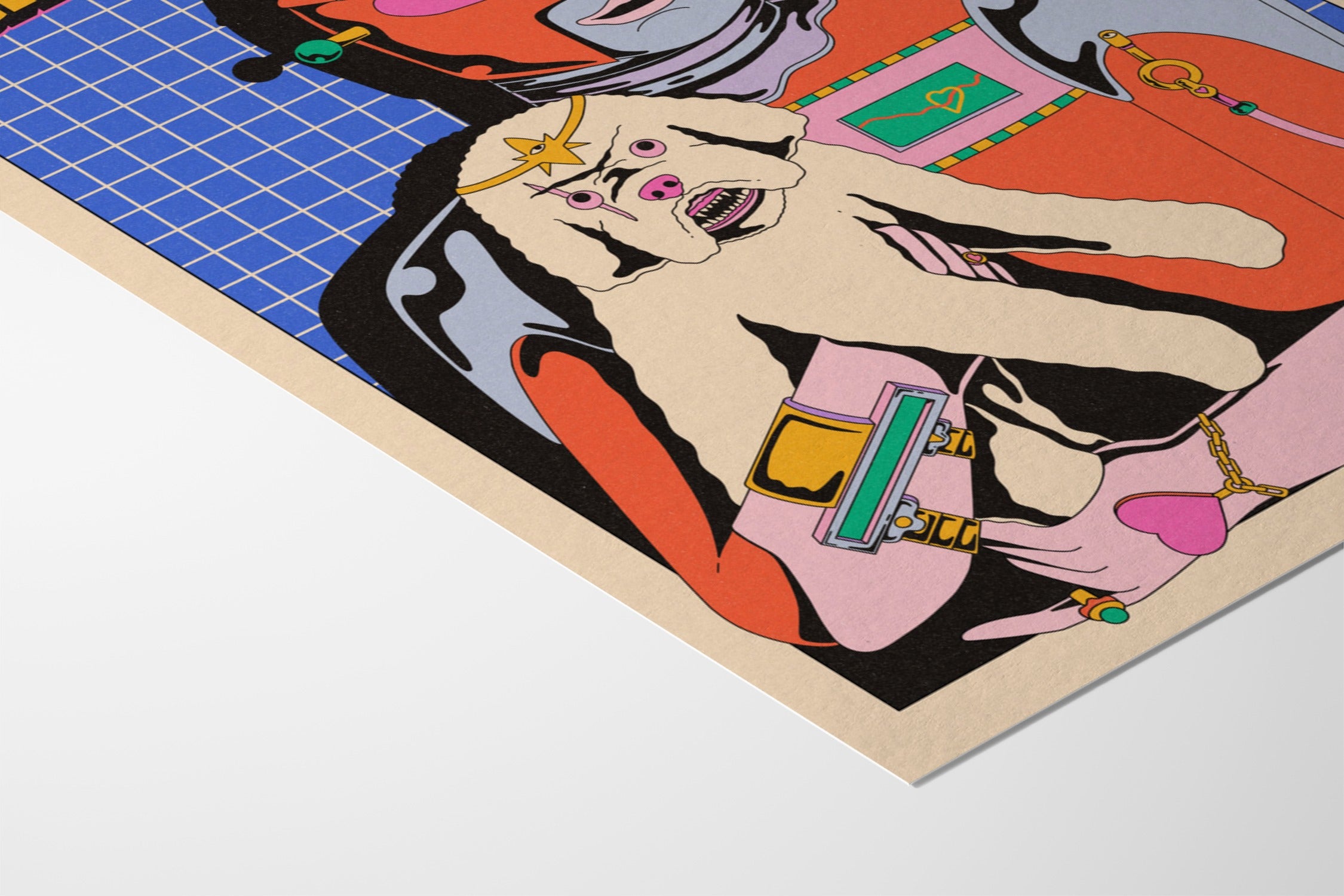 Bichon Megazord - Azaazelus - Fine Art Paper 200gsm |frame=Fine Art Paper 200gsm|
