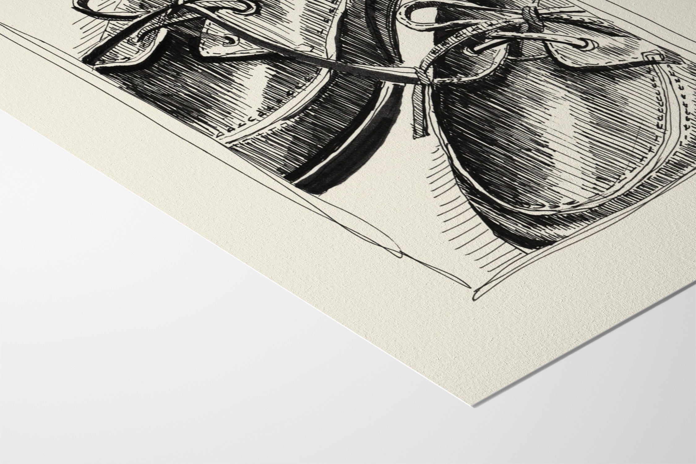 Boat Shoes - Emma Louise - Hahnemuhle German Etching 310gsm |frame=Hahnemuhle German Etching 310gsm|
