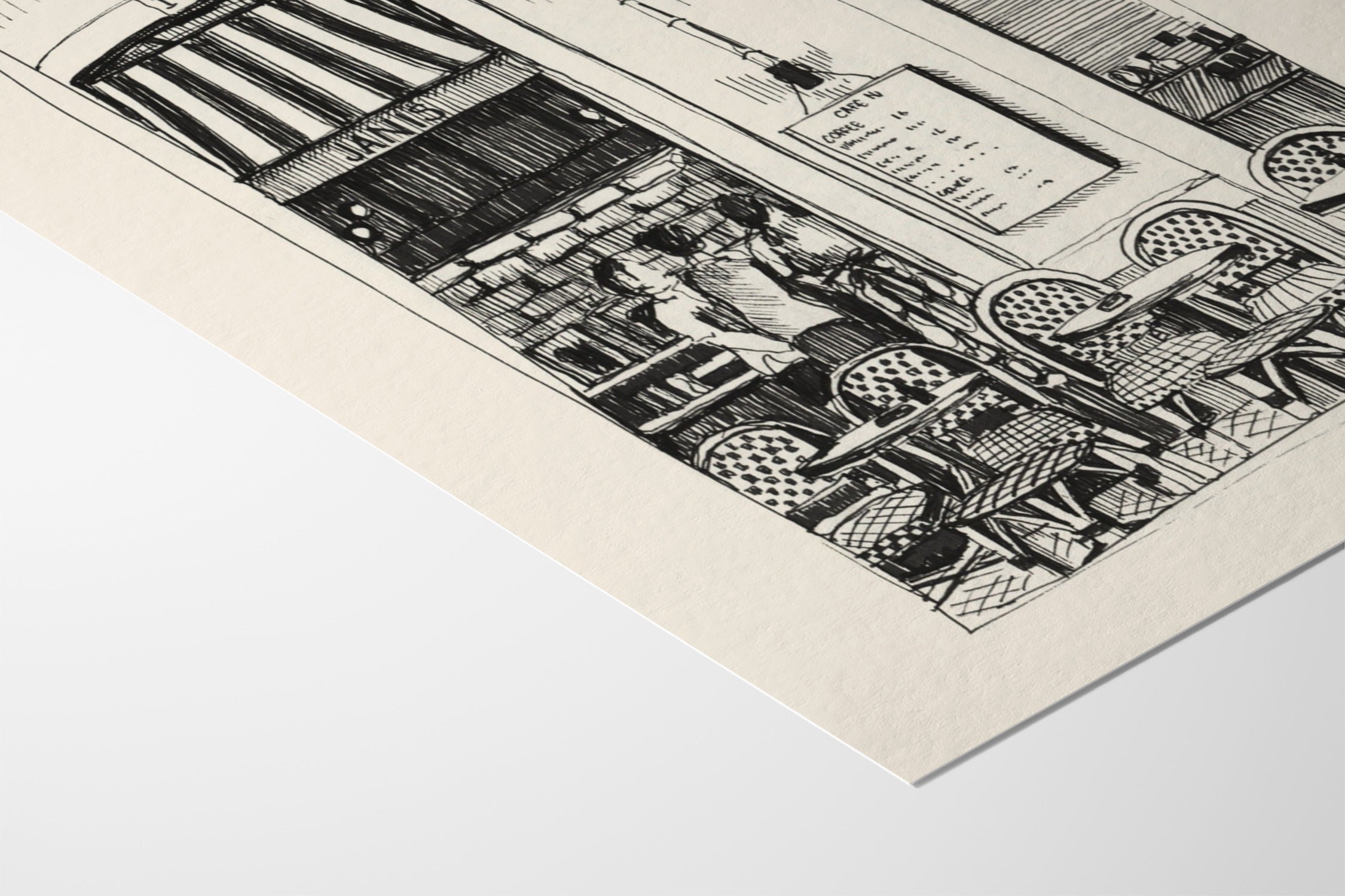 Cafe Janis - Emma Louise - Fine Art Paper 200gsm |frame=Fine Art Paper 200gsm|