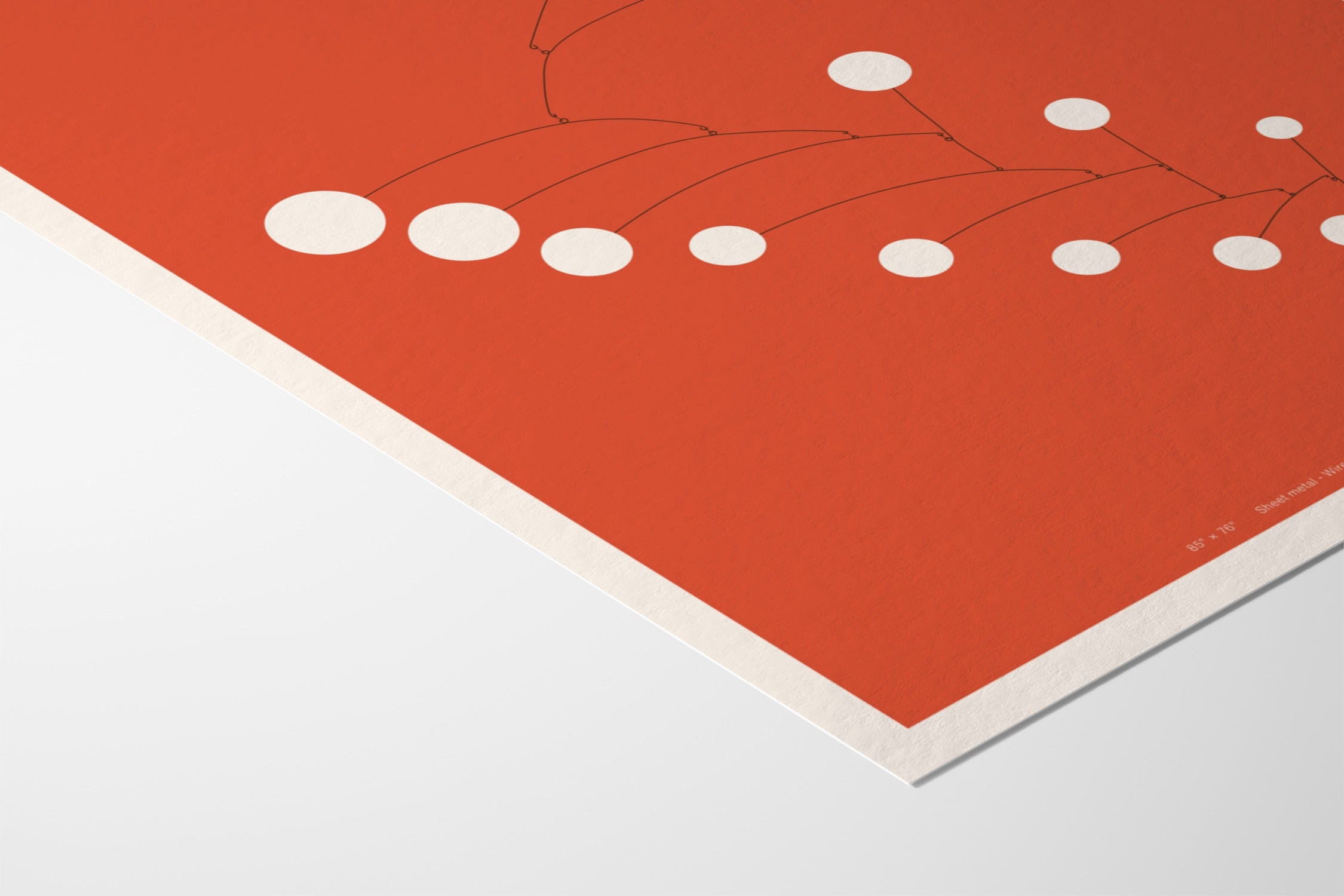 Calder - White Cascade, 1973 - Florent Bodart - Fine Art Paper 200gsm |frame=Fine Art Paper 200gsm|