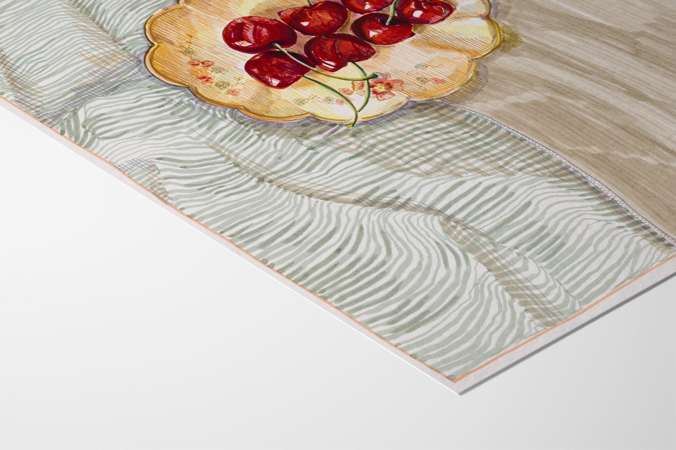 Cherries - Emma Louise - Fine Art Paper 200gsm |frame=Fine Art Paper 200gsm|