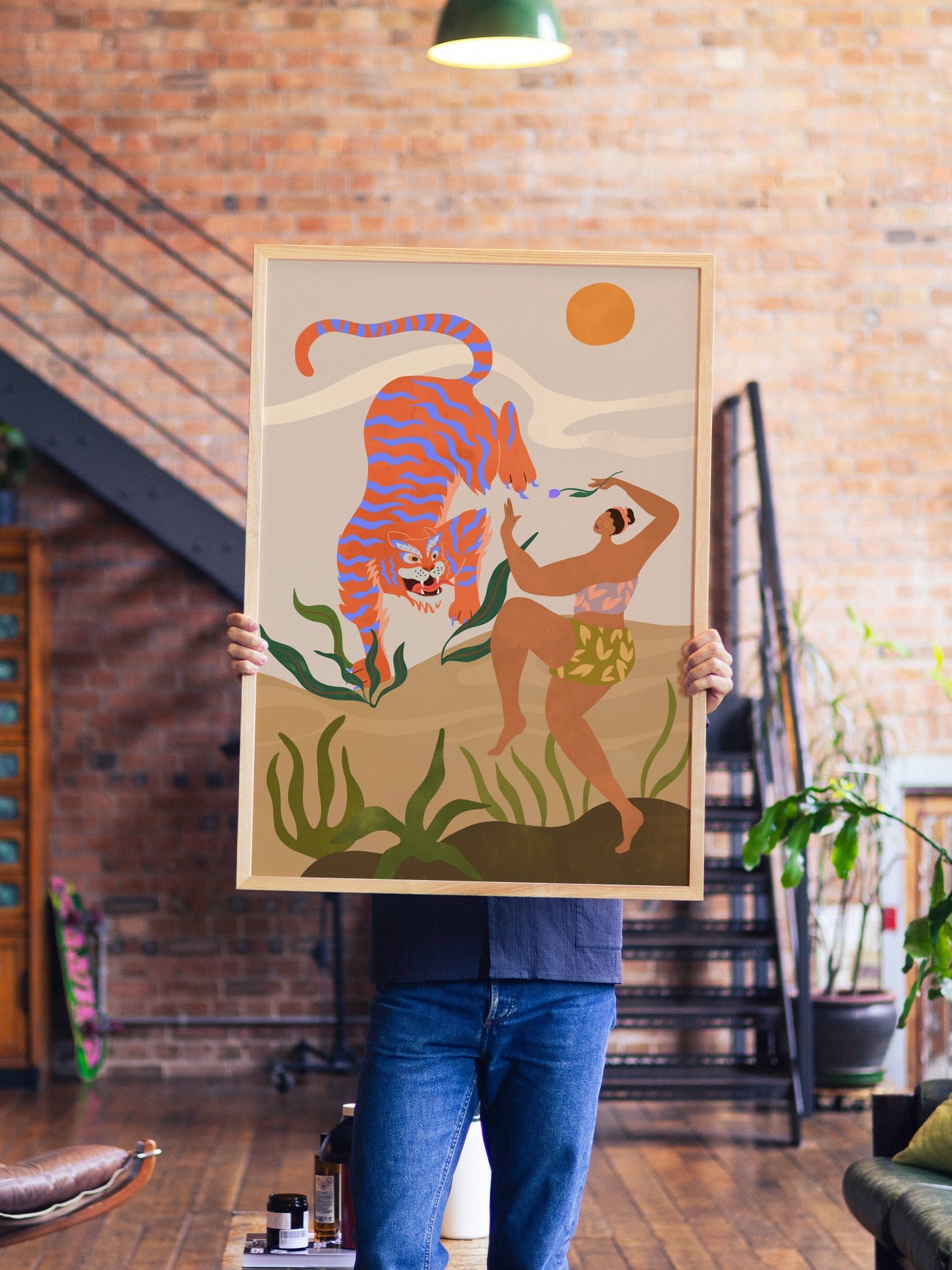 Dance With Me - Arty Guava - A1 - Natural Wood Frame |frame=A1 - Natural Wood Frame| |type=lifestyle|