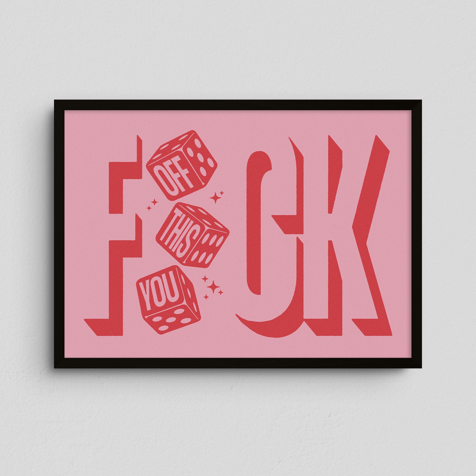 FCK - Red & Pink - whatsalexdrawn