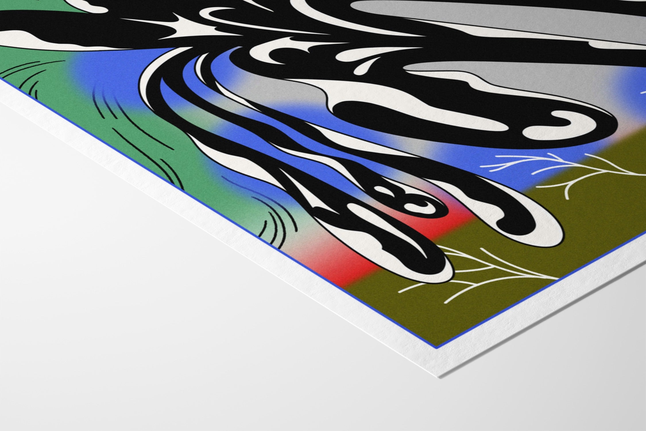 Flower - Green - Thomas Merceron - Fine Art Paper 200gsm |frame=Fine Art Paper 200gsm|