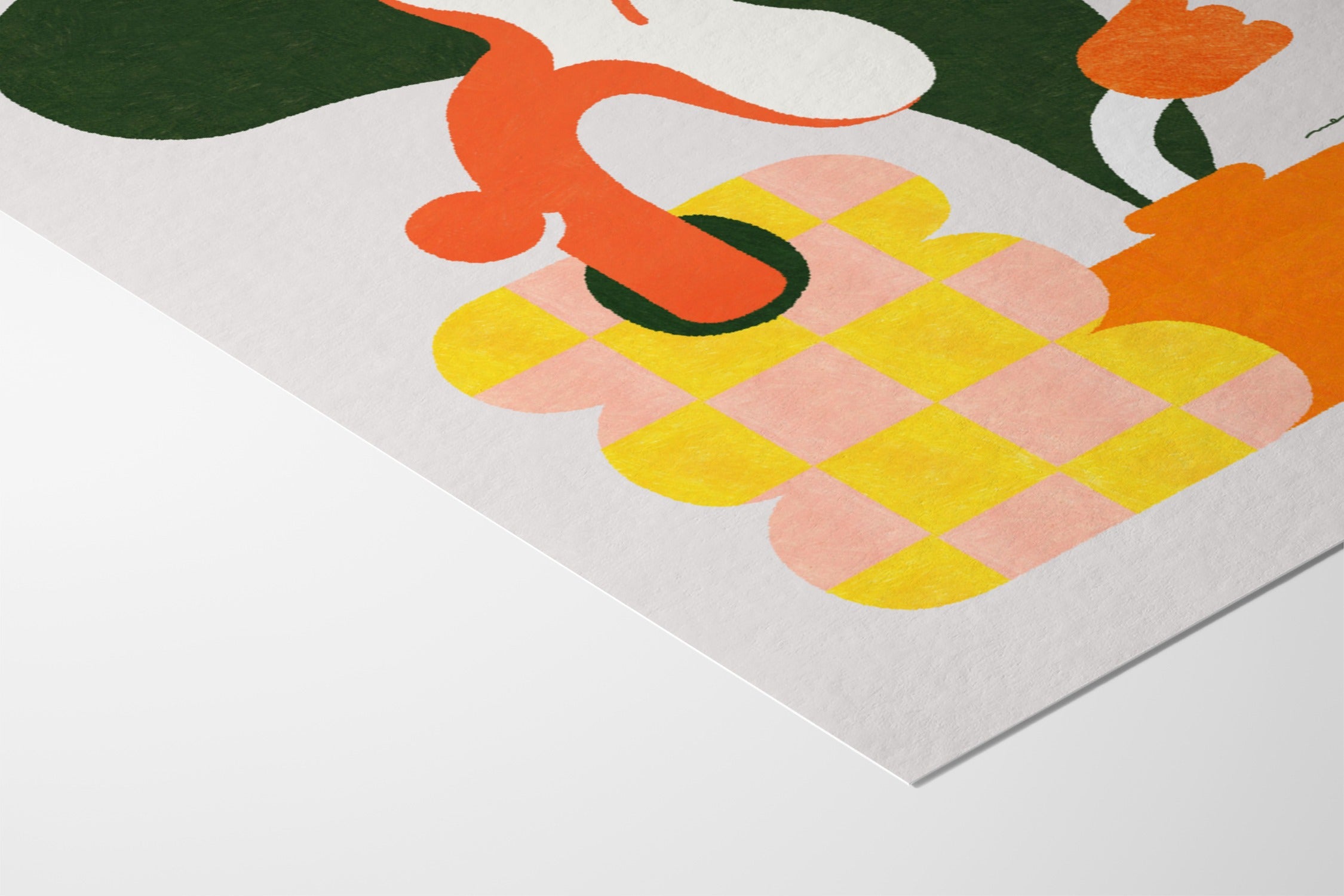 Flower and Base 01 - Monu - Fine Art Paper 200gsm |frame=Fine Art Paper 200gsm|