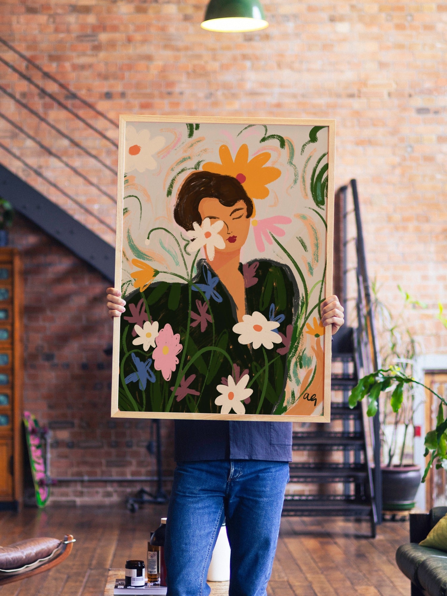Fragrance of Springtime - Arty Guava - A1 - Natural Wood Frame |frame=A1 - Natural Wood Frame| |type=lifestyle|