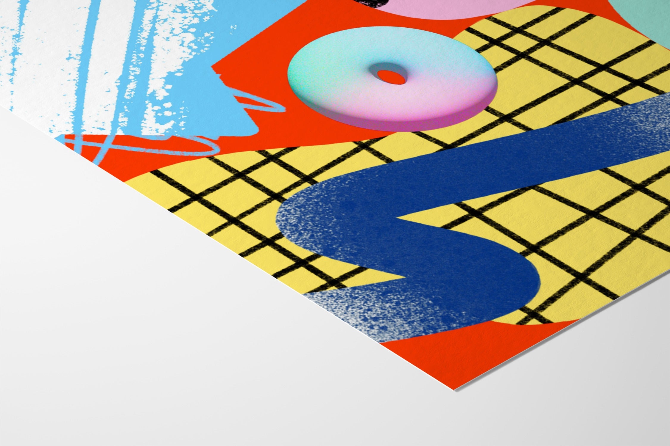 Graphik Collage - Sian Roper - Fine Art Paper 200gsm |frame=Fine Art Paper 200gsm|