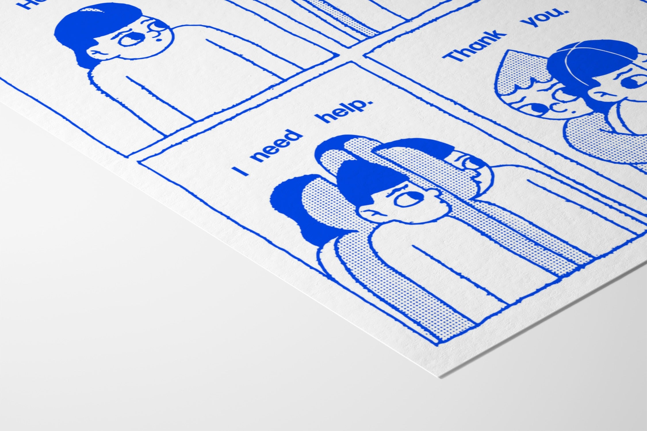 Help - Eric Schwarz - Fine Art Paper 200gsm |frame=Fine Art Paper 200gsm|