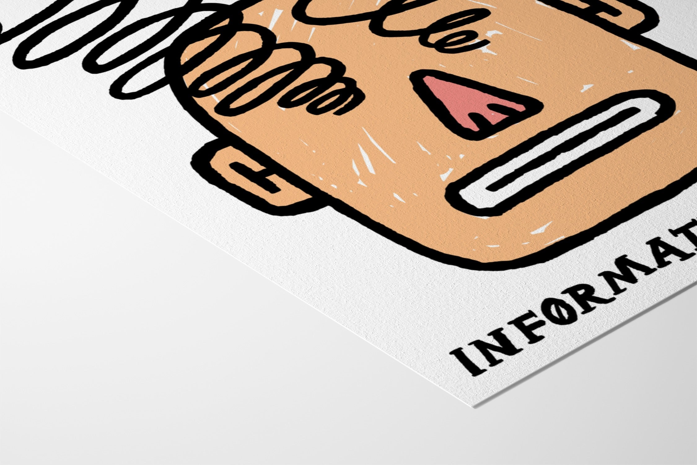 Information Noise - Bartosz Mamak - Hahnemuhle German Etching 310gsm |frame=Hahnemuhle German Etching 310gsm|