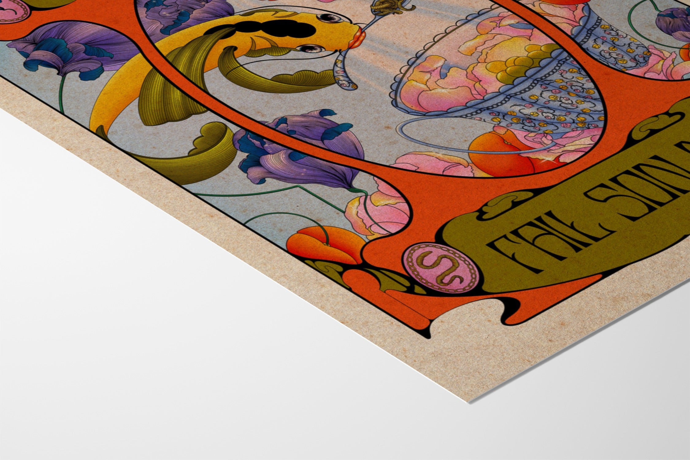 Le Poisson Fait Son Nid - Monna Graph - Hahnemuhle German Etching 310gsm |frame=Hahnemuhle German Etching 310gsm|