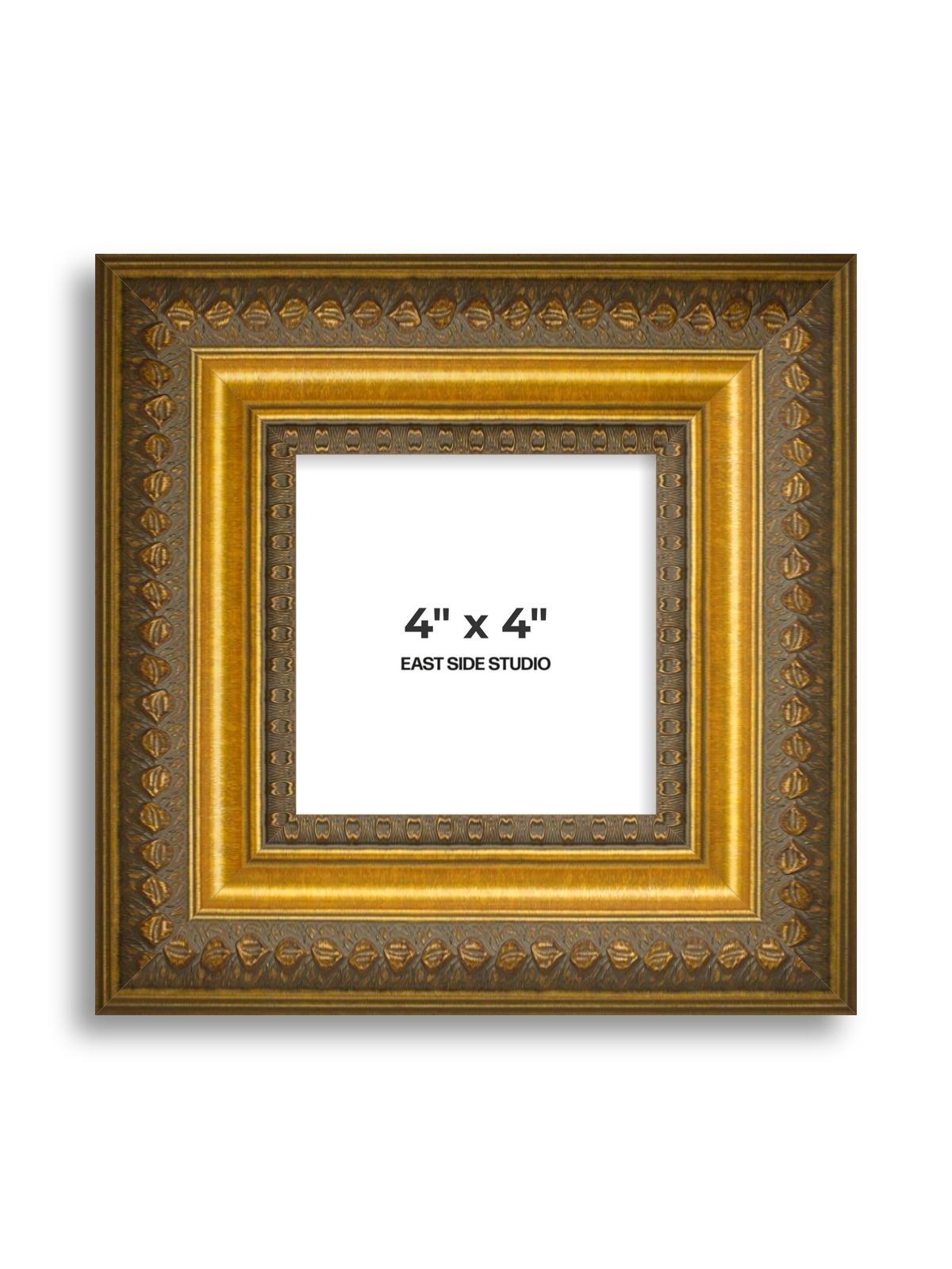 Arabesque Gold 4" x 4" picture frame