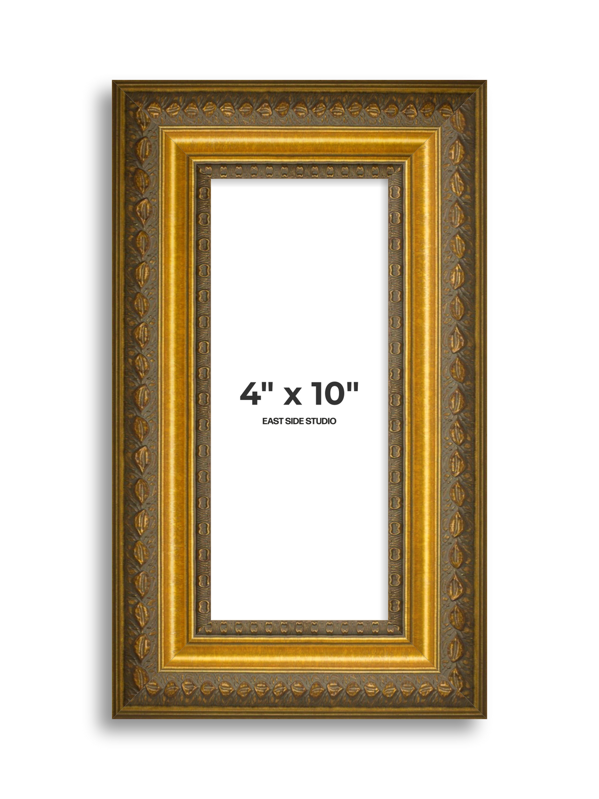 Arabesque Gold 4" x 10" picture frame