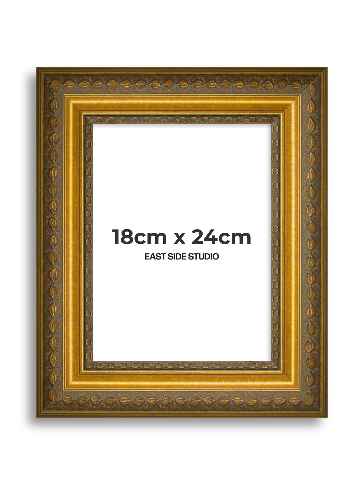 Arabesque Gold 18cm x 24cm picture frame