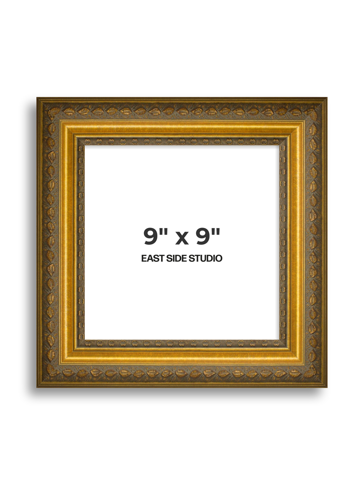 Arabesque Gold 9" x 9" picture frame