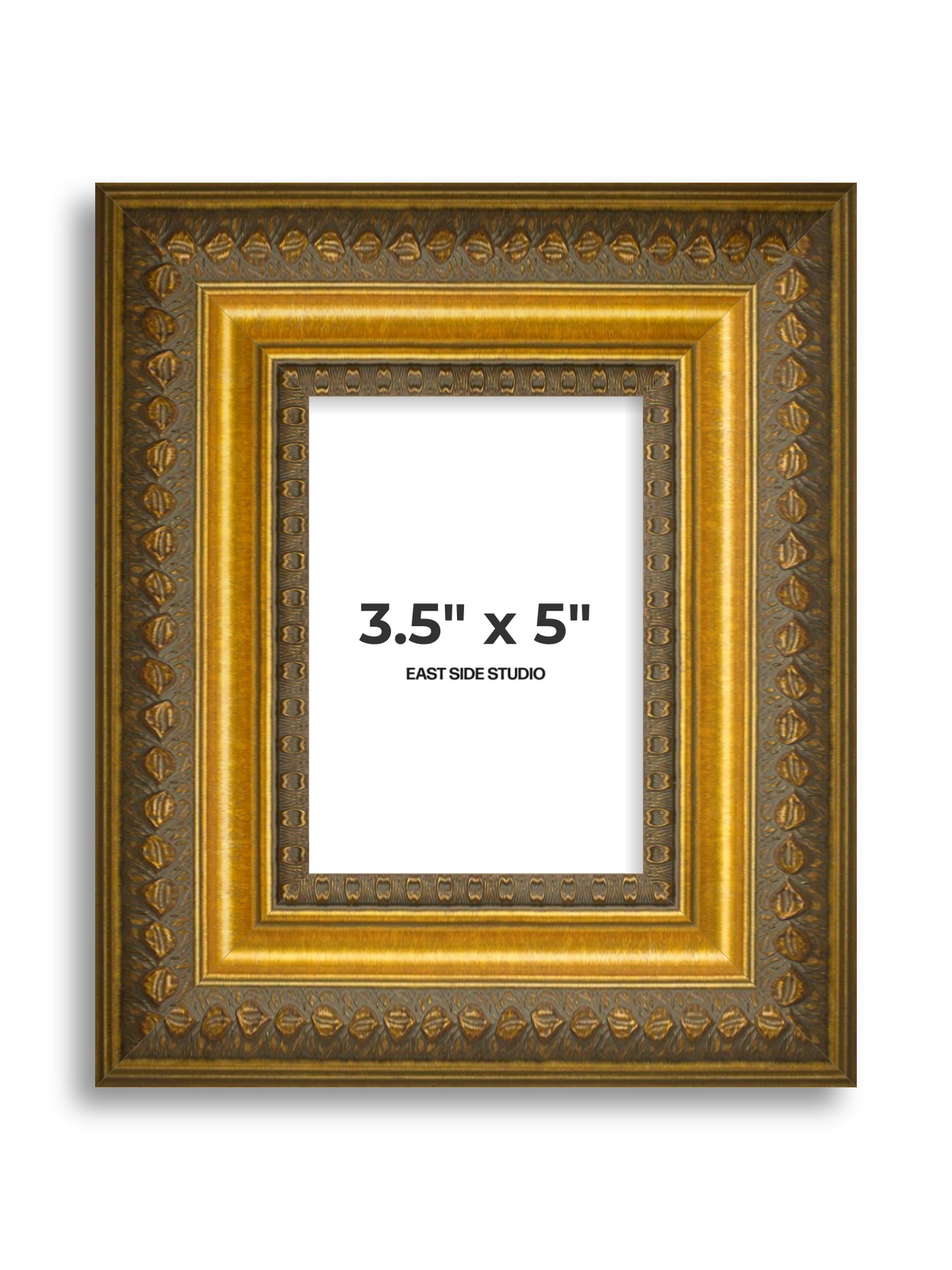 Arabesque Gold 3.5" x 5" picture frame