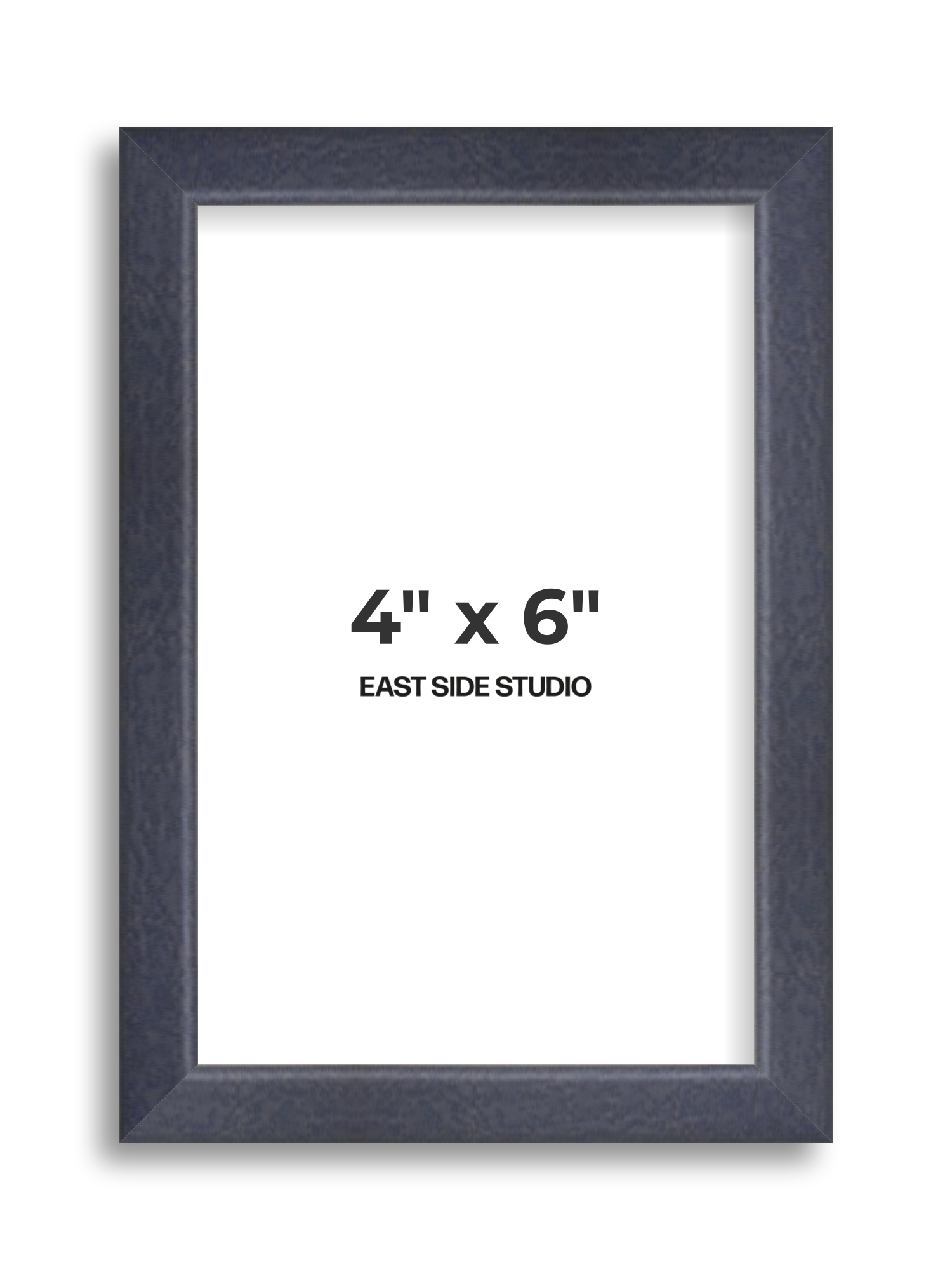 Purple Stain 4" x 6" picture frame