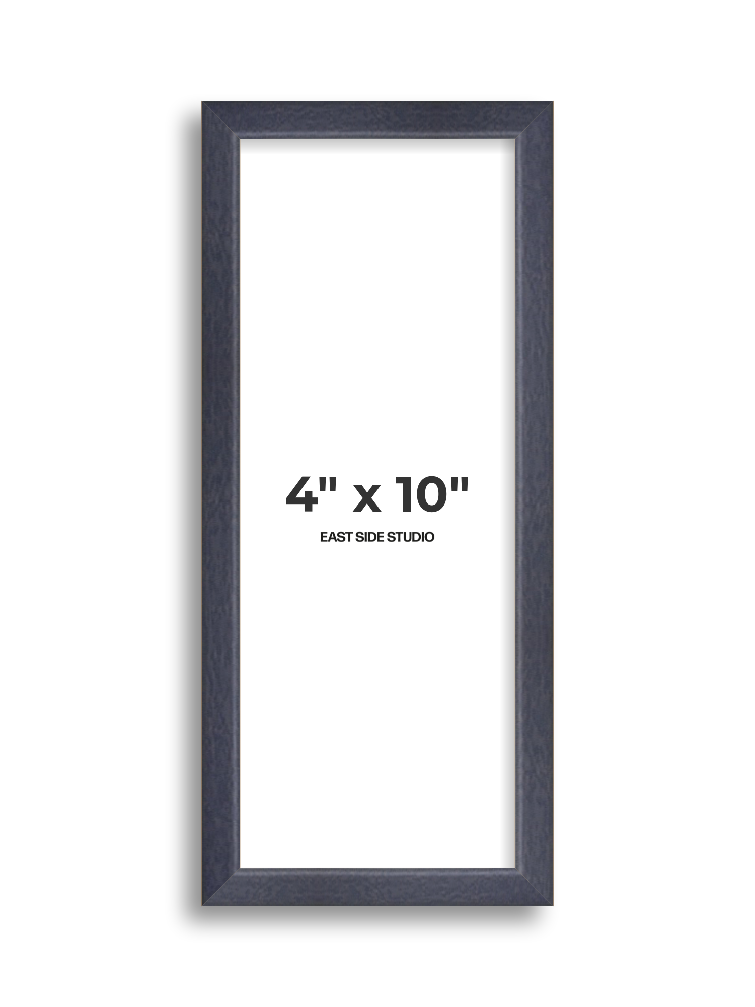 Purple Stain 4" x 10" picture frame