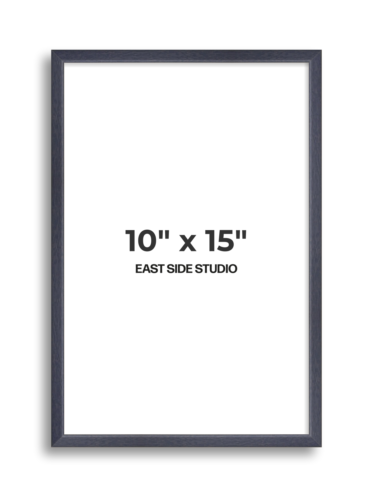 Purple Stain 10" x 15" picture frame