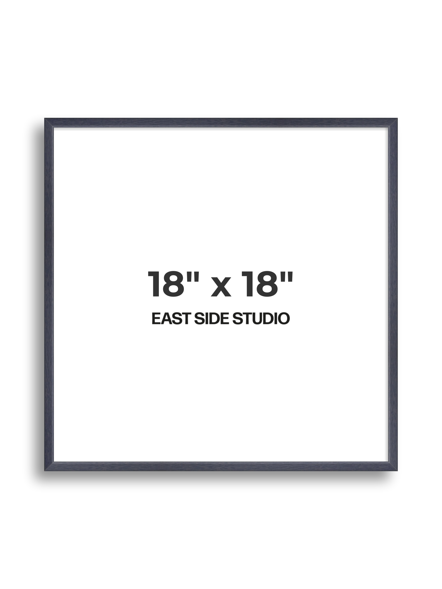Purple Stain 18" x 18" picture frame