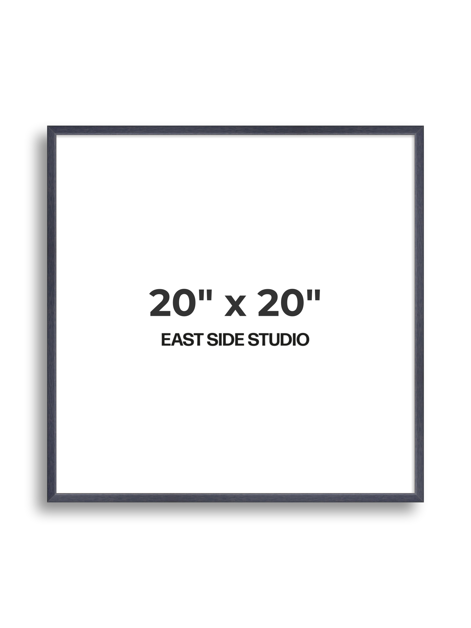 Purple Stain 20" x 20" picture frame