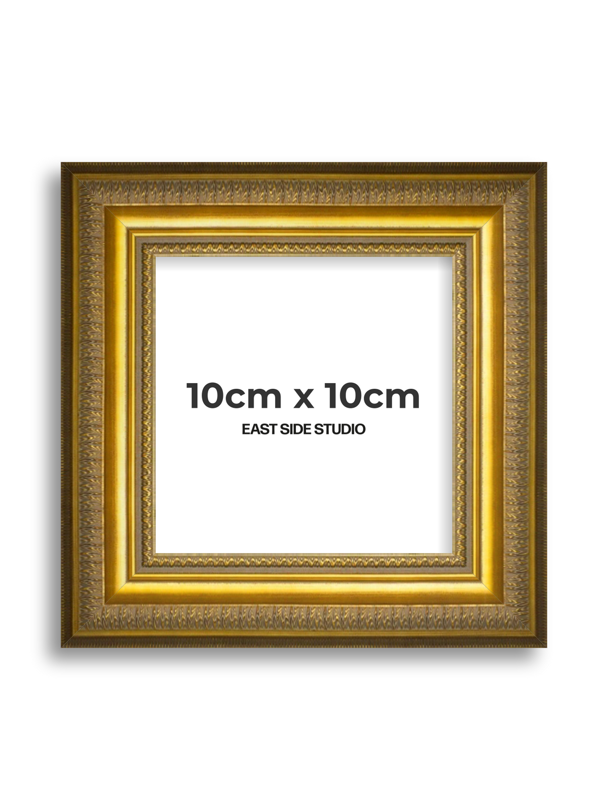 Cavetto Gold 10cm x 10cm picture frame