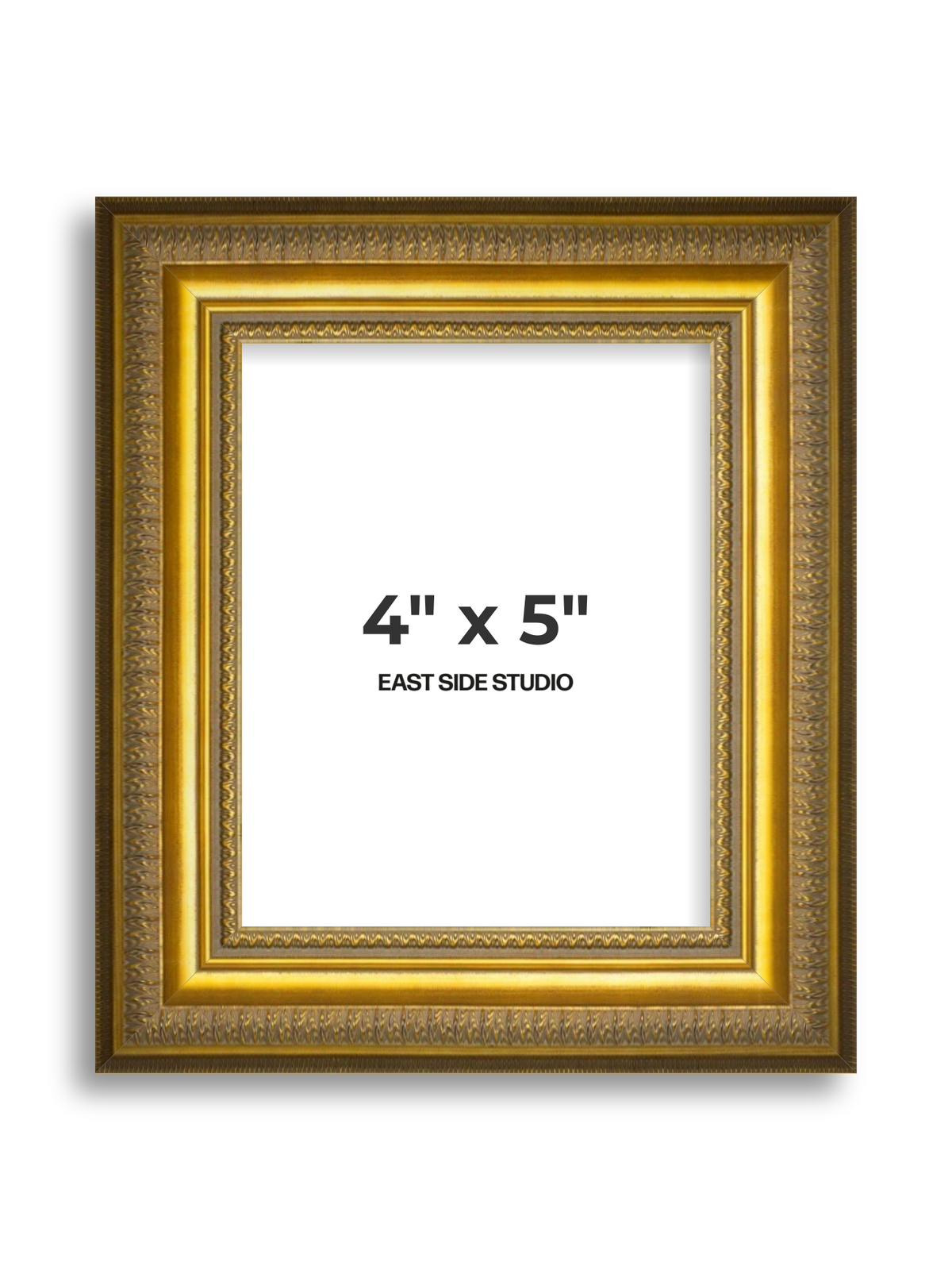 Cavetto Gold 4" x 5" picture frame