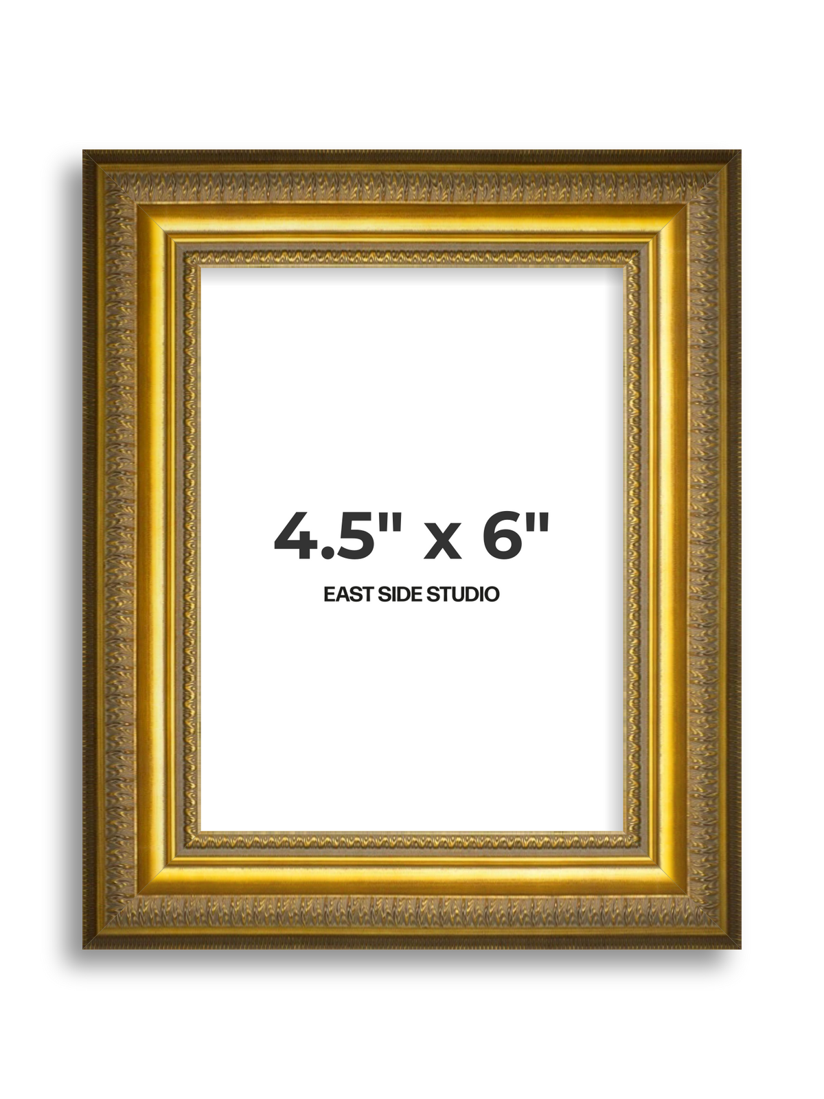 Cavetto Gold 4.5" x 6" picture frame