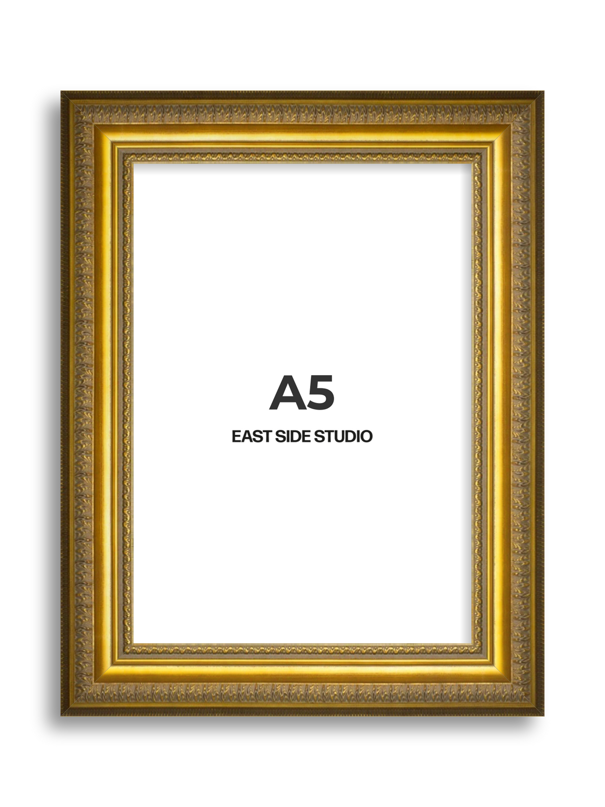 Cavetto Gold A5 picture frame