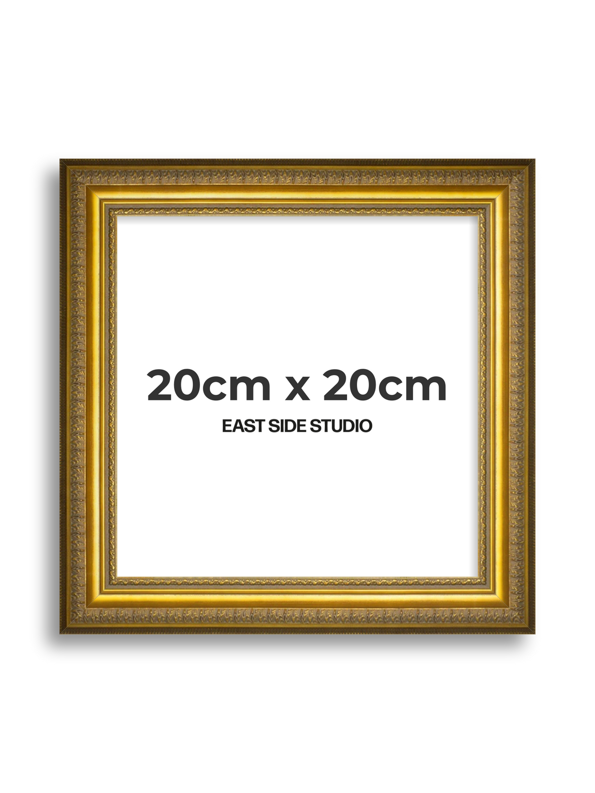 Cavetto Gold 20cm x 20cm picture frame