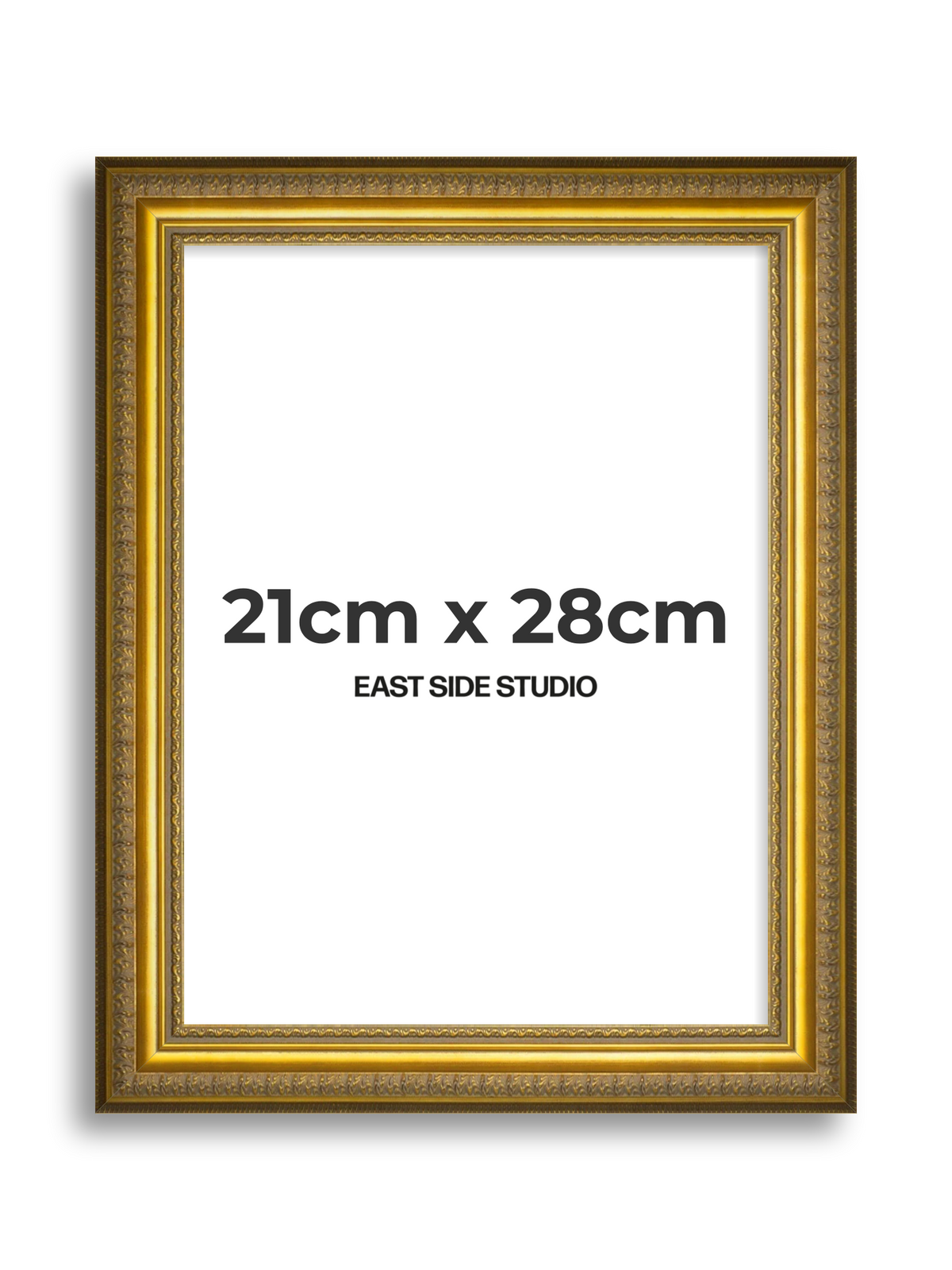 Cavetto Gold 21cm x 28cm picture frame