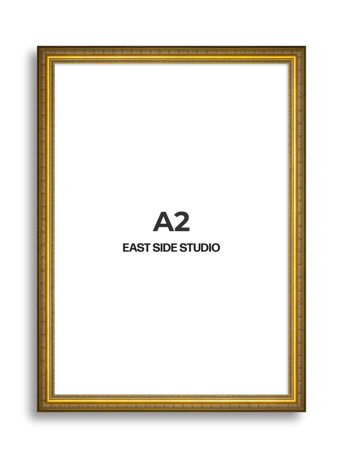 Cavetto Gold A2 picture frame