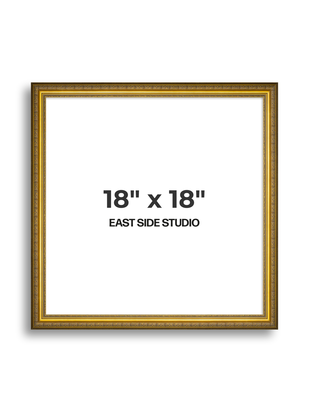 Cavetto Gold 18" x 18" picture frame