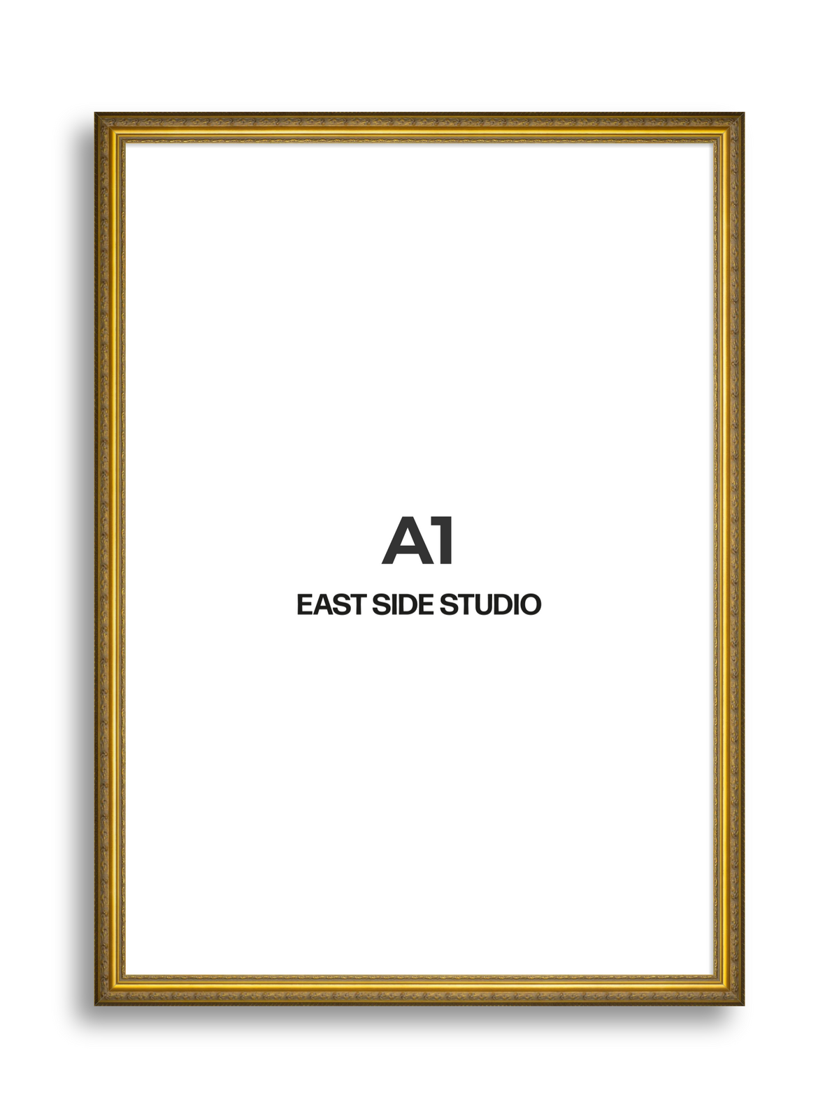 Cavetto Gold A1 picture frame