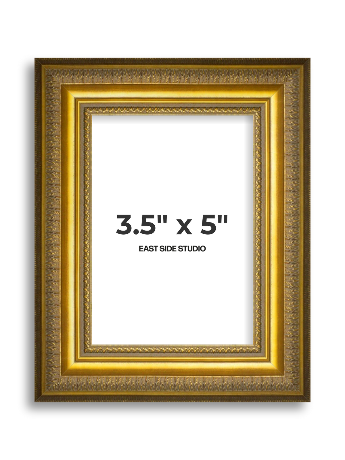 Cavetto Gold 3.5" x 5" picture frame