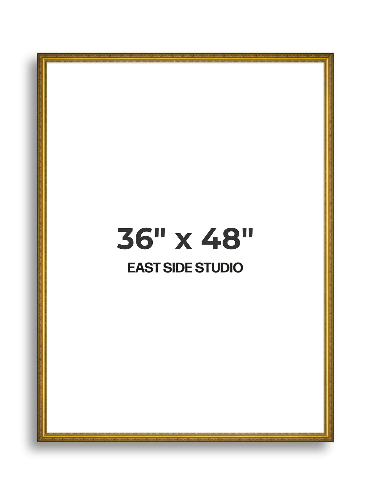 Cavetto Gold 36" x 48" picture frame