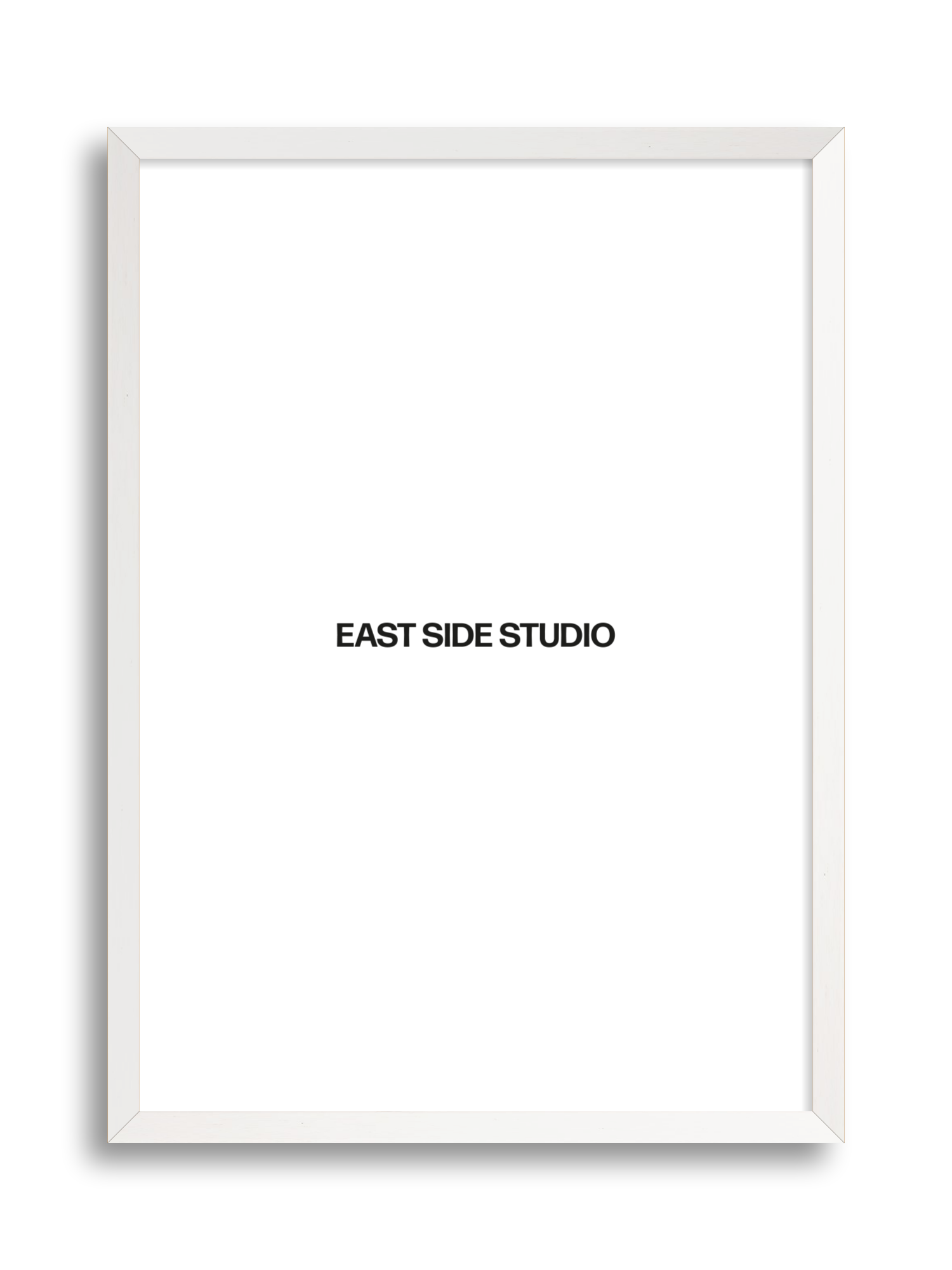 White Stain picture frame